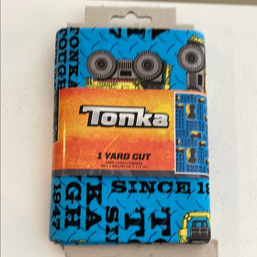 New Tonka Trucks Precut Sewing and Craft Fabric